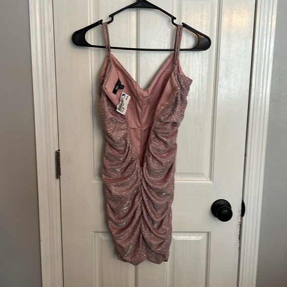 Jump Apparel pink Metallic dress - Picture 8 of 9
